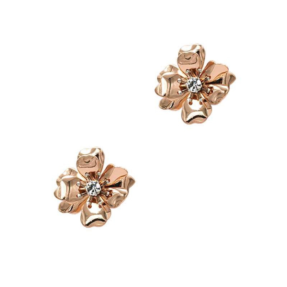 3D FLOWER CHIC STUD EARRINGS nwt